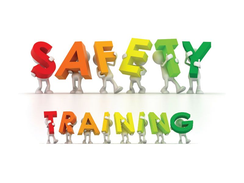 3D characters holding up letters that spell "OSHA Safety Training.
